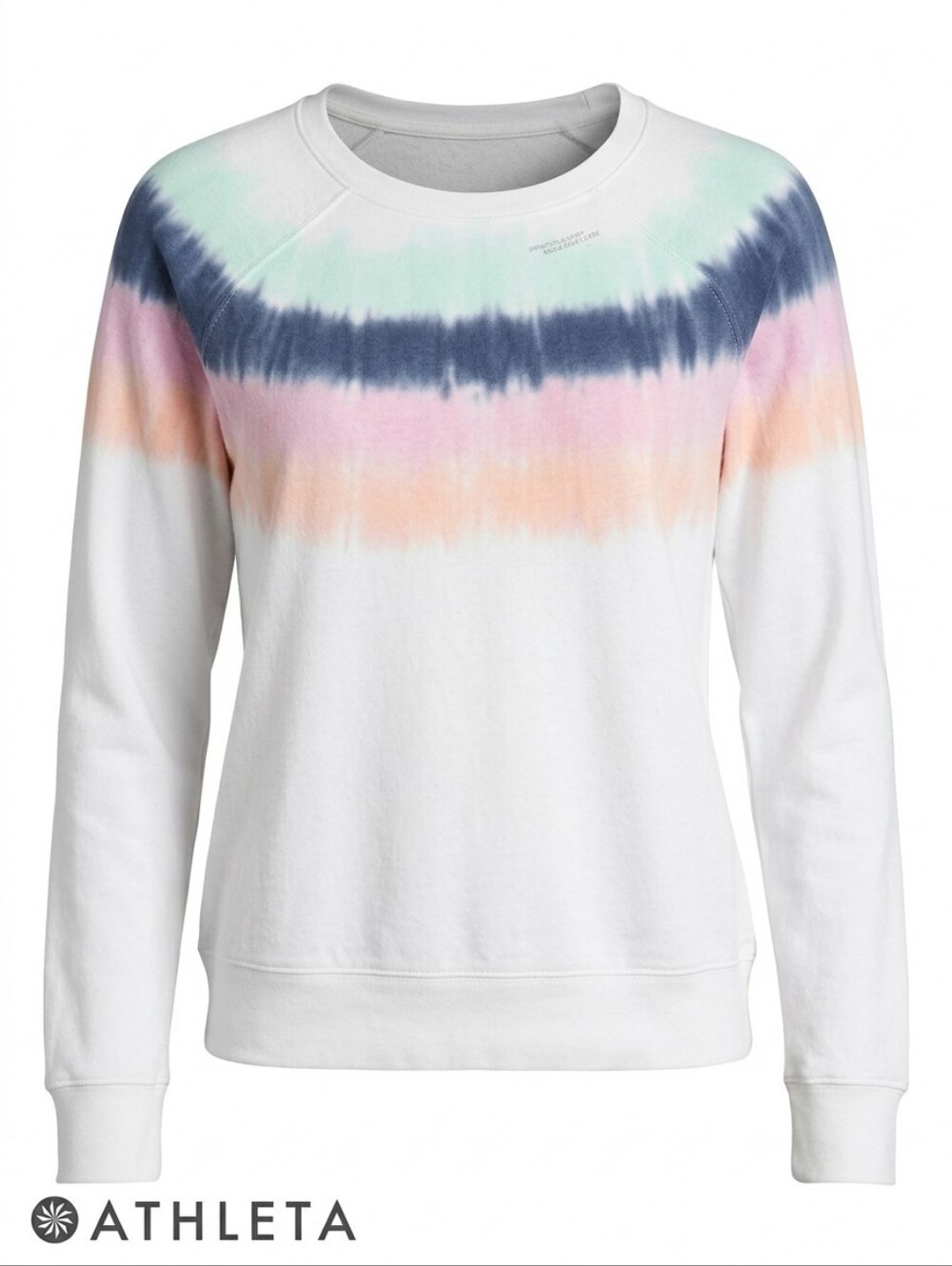 Athleta Sweatshirt Womens 3XL Plus Size Tie Dye Crewneck Pullover Pride Pastel